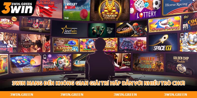 3WIN mang đến không gian giải trí hấp dẫn với nhiều trò chơi